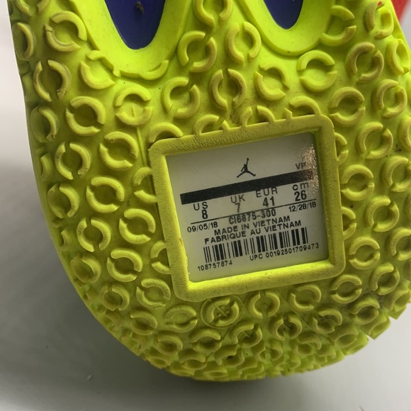 Nike Jordan Why Not Zer0.2 "All-Star" Basketball Shoes Size 8 - Picture 7 of 7